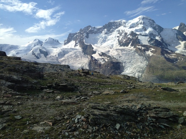Descent from Gornergrat Glacier